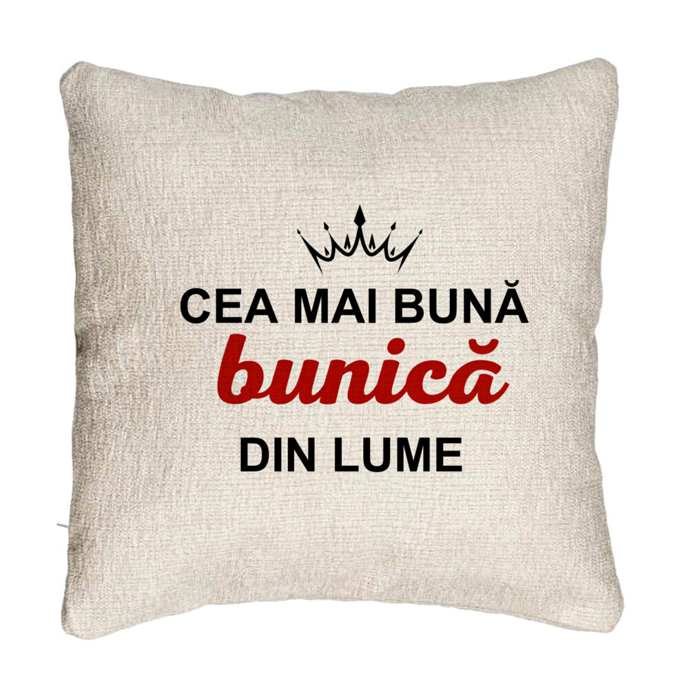Perna Decorativa Canapea pentru Bunica 9, 40x40 cm, Cu fermoar 5 Perna Decorativa Canapea pentru Bunica 9