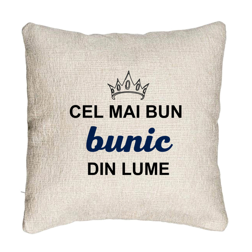 Perna Decorativa Canapea pentru Bunicul 1, 40x40 cm, Cu fermoar 5 Perna Decorativa Canapea pentru Bunicul 1