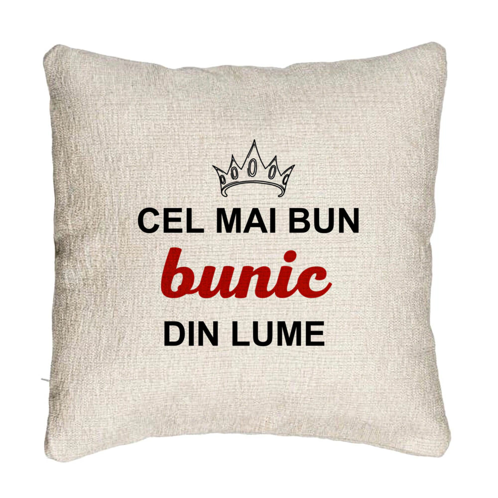 Perna Decorativa Canapea pentru Bunicul 2, 40x40 cm, Cu fermoar 5 Perna Decorativa Canapea pentru Bunicul 2
