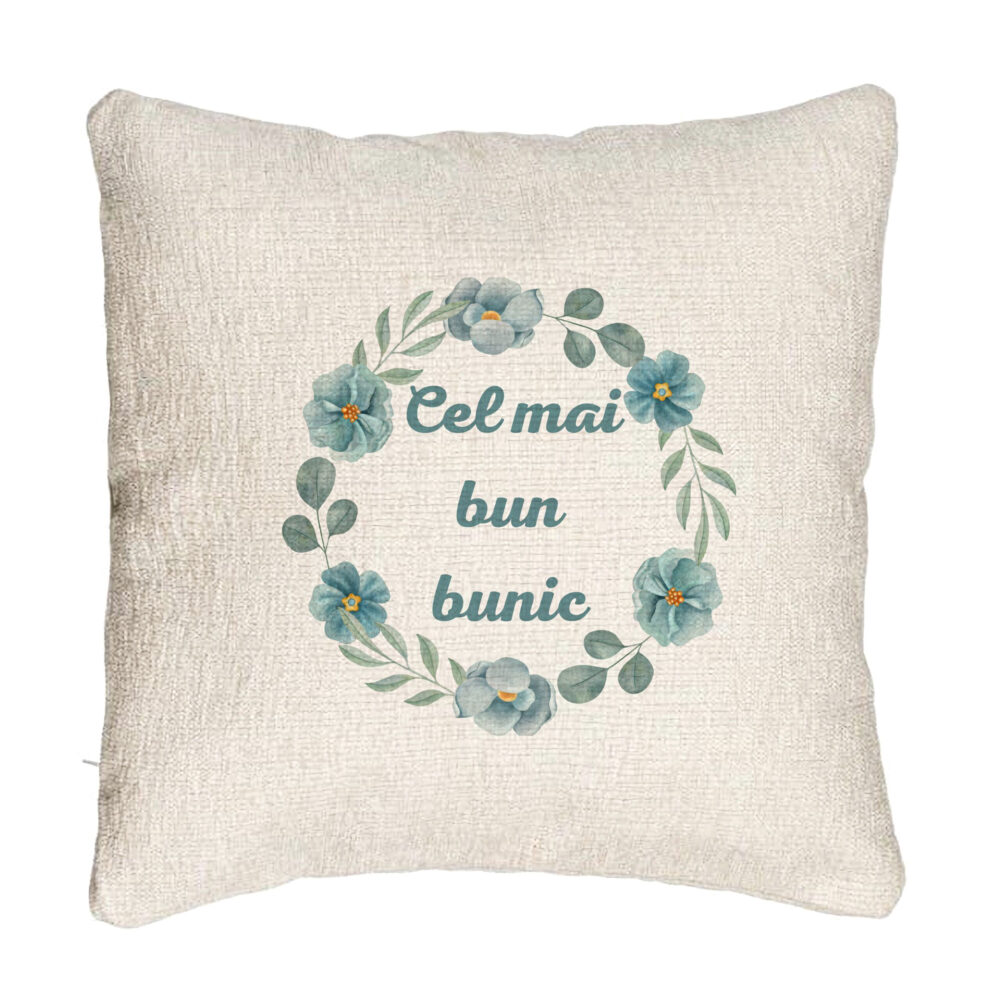 Perna Decorativa Canapea pentru Bunicul 4, 40x40 cm, Cu fermoar 5 Perna Decorativa Canapea pentru Bunicul 4