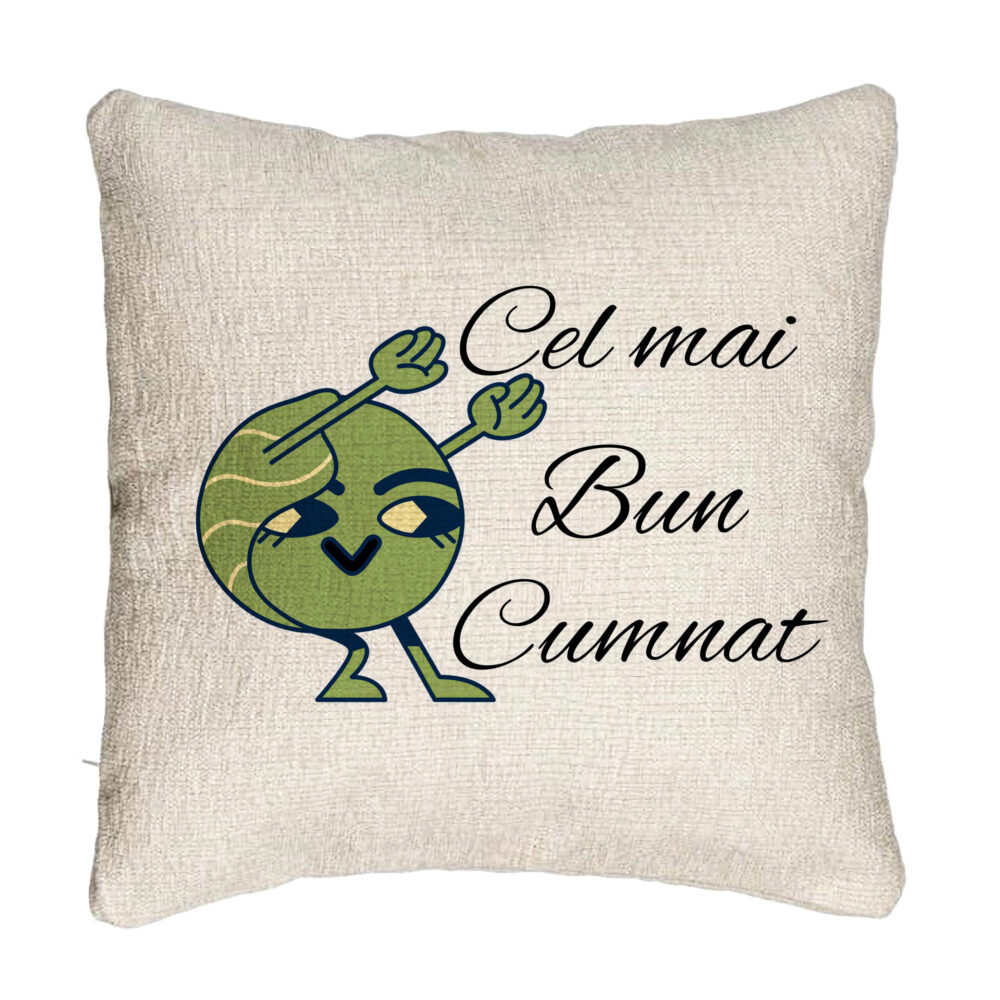 Perna Decorativa Canapea pentru Cumnat 4, 40x40 cm, Cu fermoar 5 Perna Decorativa Canapea pentru Cumnat 4