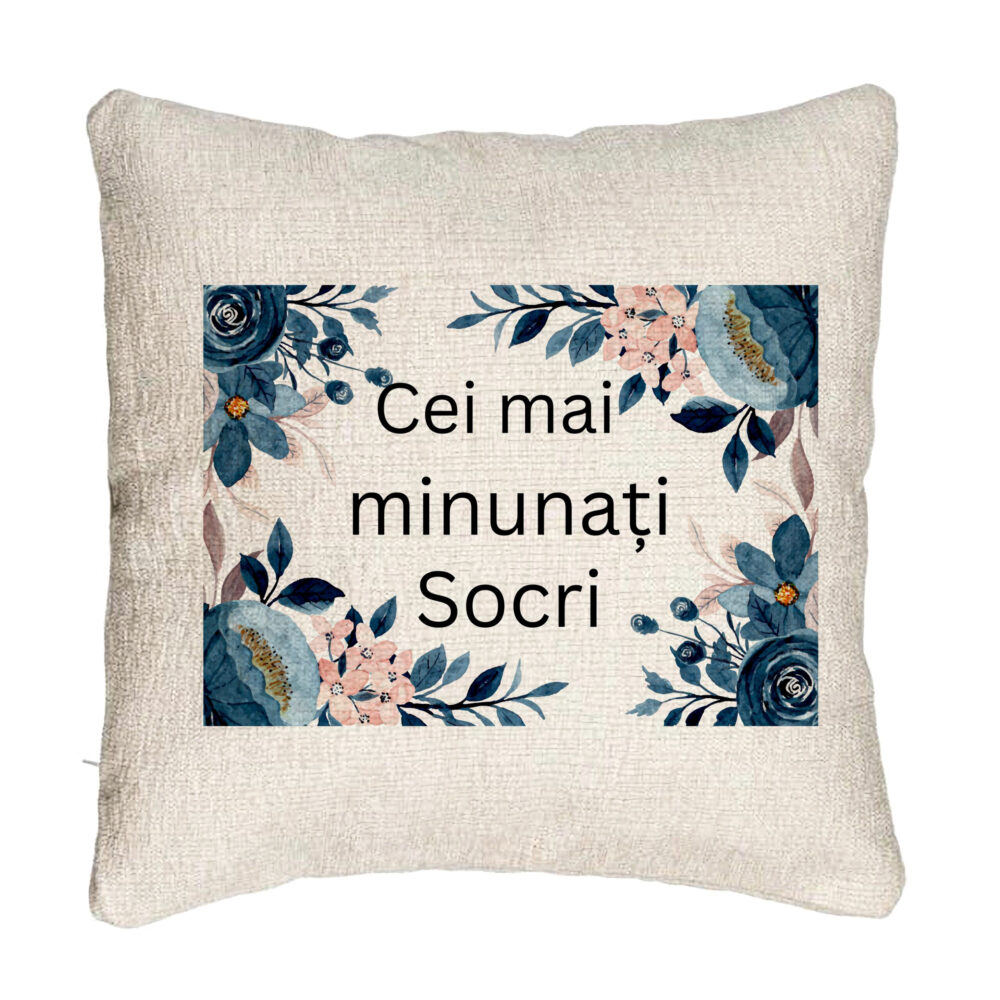 Perna Decorativa Canapea pentru Socri 1, 40x40 cm, Cu fermoar 5 Perna Decorativa Canapea pentru Socri 1
