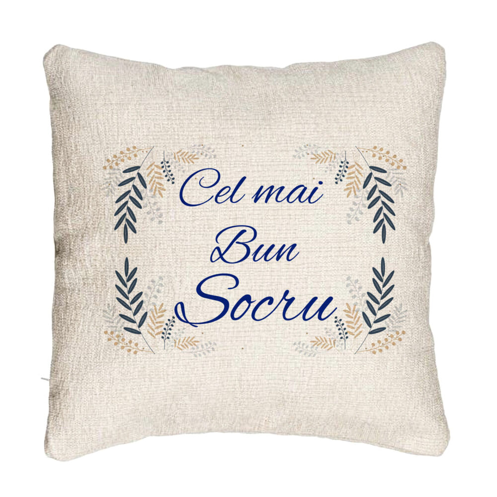 Perna Decorativa Canapea pentru Socrul 1, 40x40 cm, Cu fermoar 5 Perna Decorativa Canapea pentru Socrul 1