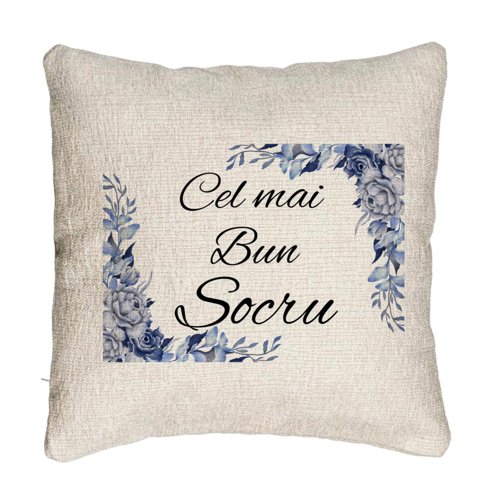 Perna Decorativa Canapea pentru Socrul 2, 40x40 cm, Cu fermoar 5 Perna Decorativa Canapea pentru Socrul 2