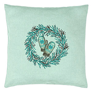 Perna Decorativa Coronita de Craciun