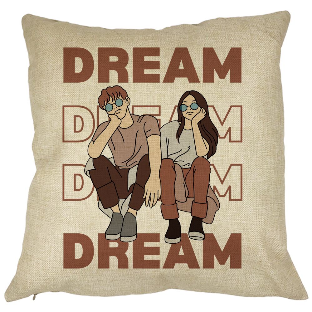 Perna Decorativa, Dream Friends, 40x40 cm, Husa Detasabila, Burduf 11 Perna Decorativa