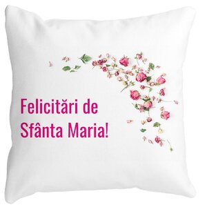 Perna Decorativa Felicitari de Sfanta Maria