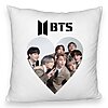 Perna Decorativa Fluffy BTS Army 4, 40x40 cm, Husa Detasabila, Burduf 4 Perna Decorativa Fluffy BTS Army 4