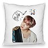 Perna Decorativa Fluffy BTS J-hope, 40x40 cm, Husa Detasabila, Burduf 4 Perna Decorativa Fluffy BTS J-hope
