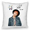 Perna Decorativa Fluffy BTS Suga 2, 40x40 cm, Husa Detasabila, Burduf 4 Perna Decorativa Fluffy BTS Suga 2