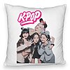 Perna Decorativa Fluffy K-pop, 40x40 cm, Husa Detasabila, Burduf 4 Perna Decorativa Fluffy K-pop