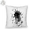 Perna Decorativa Fluffy cu Attack on Titan, 40x40 cm, Alba, Husa Detasabila, Burduf 8 40x40 cm