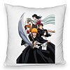 Perna Decorativa Fluffy cu Bleach Characters, 40x40 cm, Alba, Husa Detasabila, Burduf 7 Perna Decorativa Fluffy cu Bleach Characters