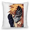 Perna Decorativa Fluffy cu Bleach Hollow Ichigo, 40x40 cm, Alba, Husa Detasabila, Burduf 7 Perna Decorativa Fluffy cu Bleach Hollow Ichigo
