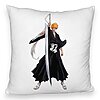 Perna Decorativa Fluffy cu Bleach - Ichigo, 40x40 cm, Alba, Husa Detasabila, Burduf 7 Perna Decorativa Fluffy cu Bleach - Ichigo