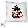 Perna Decorativa Fluffy cu Dragonball Goku 2, 40x40 cm, Alba, Husa Detasabila, Burduf 8 40x40 cm