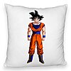 Perna Decorativa Fluffy cu Dragonball Goku, 40x40 cm, Alba, Husa Detasabila, Burduf 7 Perna Decorativa Fluffy cu Dragonball Goku