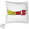 Perna Decorativa Fluffy cu Dragonball Logo, 40x40 cm, Alba, Husa Detasabila, Burduf 8 40x40 cm