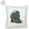 Perna Decorativa Fluffy cu Full Metal Alchemist, 40x40 cm, Alba, Husa Detasabila, Burduf 8 40x40 cm