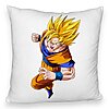 Perna Decorativa Fluffy cu Goku Angry, 40x40 cm, Alba, Husa Detasabila, Burduf 7 Perna Decorativa Fluffy cu Goku Angry