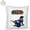 Perna Decorativa Fluffy cu League of Legends, 40x40 cm, Alba, Husa Detasabila, Burduf 8 40x40 cm
