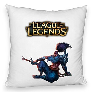 Perna Decorativa Fluffy cu League of Legends