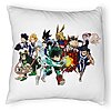 Perna Decorativa Fluffy cu My Hero Academia Characters, 40x40 cm, Alba, Husa Detasabila, Burduf 7 Perna Decorativa Fluffy cu My Hero Academia Characters