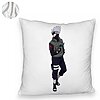 Perna Decorativa Fluffy cu Naruto Kakashi, 40x40 cm, Alba, Husa Detasabila, Burduf 8 40x40 cm