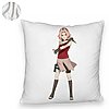 Perna Decorativa Fluffy cu Naruto Sakura, 40x40 cm, Alba, Husa Detasabila, Burduf 8 40x40 cm
