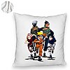 Perna Decorativa Fluffy cu Naruto team, 40x40 cm, Alba, Husa Detasabila, Burduf 8 40x40 cm