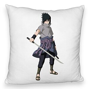 Perna Decorativa Fluffy cu Nsruto Sasuke