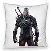 Perna Decorativa Fluffy cu The Witcher 2, 40x40 cm, Alba, Husa Detasabila, Burduf 7 Perna Decorativa Fluffy cu The Witcher 2