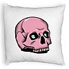 Perna Decorativa Fluffy cu motiv Craniu de Halloween, 2, 40x40 cm, Alba, Husa Detasabila, Burduf 7 Perna Decorativa Fluffy cu motiv Craniu de Halloween