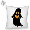 Perna Decorativa Fluffy cu motiv Fantoma de Halloween 2, 40x40 cm, Alba, Husa Detasabila, Burduf 8 40x40 cm