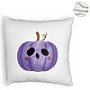 Perna Decorativa Fluffy cu motiv de Halloween 10, 40x40 cm, Alba, Husa Detasabila, Burduf 8 40x40 cm