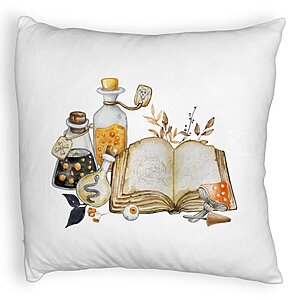 Perna Decorativa Fluffy cu motiv de Halloween 11