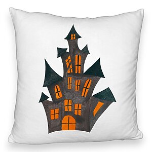 Perna Decorativa Fluffy cu motiv de Halloween 6