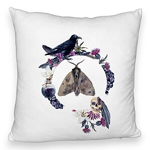 Perna Decorativa Fluffy cu motiv de Halloween 8