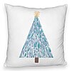 Perna Decorativa Fluffy cu tematica Craciun, Brad, 3, 40x40 cm, Alba, Husa Detasabila, Burduf 7 Perna Decorativa Fluffy cu tematica Craciun