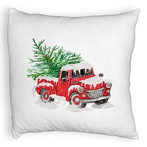 Perna Decorativa Fluffy cu tematica de Craciun