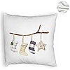 Perna Decorativa Fluffy cu tematica de Craciun, 10, 40x40 cm, Alba, Husa Detasabila, Burduf 8 10