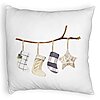 Perna Decorativa Fluffy cu tematica de Craciun, 10, 40x40 cm, Alba, Husa Detasabila, Burduf 7 Perna Decorativa Fluffy cu tematica de Craciun