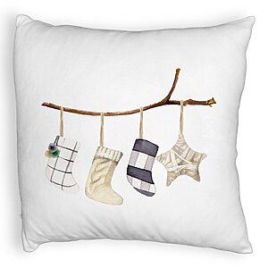 Perna Decorativa Fluffy cu tematica de Craciun