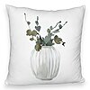 Perna Decorativa Fluffy cu tematica de Craciun, 11, 40x40 cm, Alba, Husa Detasabila, Burduf 7 Perna Decorativa Fluffy cu tematica de Craciun