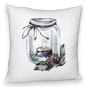 Perna Decorativa Fluffy cu tematica de Craciun