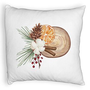 Perna Decorativa Fluffy cu tematica de Craciun