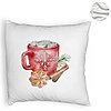 Perna Decorativa Fluffy cu tematica de Craciun, 20, 40x40 cm, Alba, Husa Detasabila, Burduf 8 20