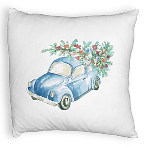 Perna Decorativa Fluffy cu tematica de Craciun