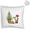 Perna Decorativa Fluffy cu tematica de Craciun, 22, 40x40 cm, Alba, Husa Detasabila, Burduf 8 22