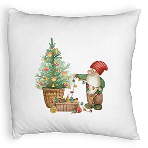 Perna Decorativa Fluffy cu tematica de Craciun